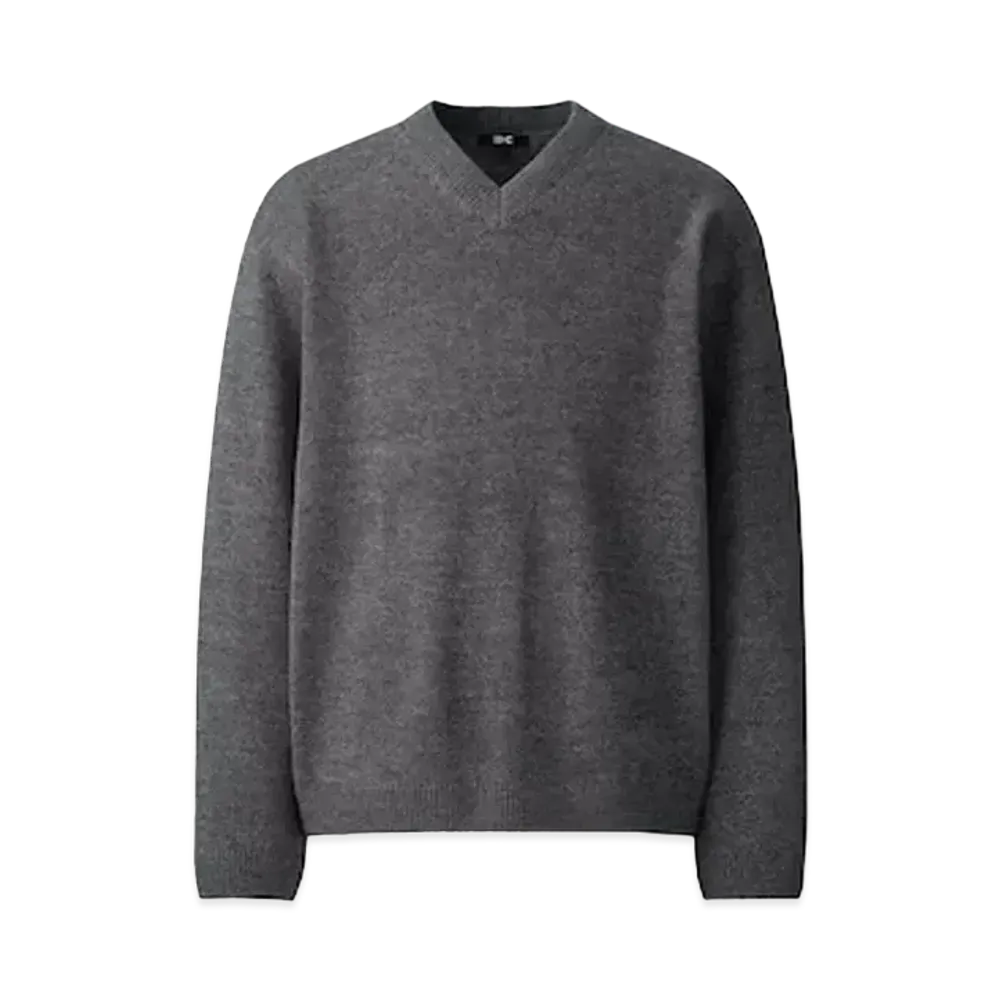 Uniqlo C Relaxed V-Neck Sweater "Gray"