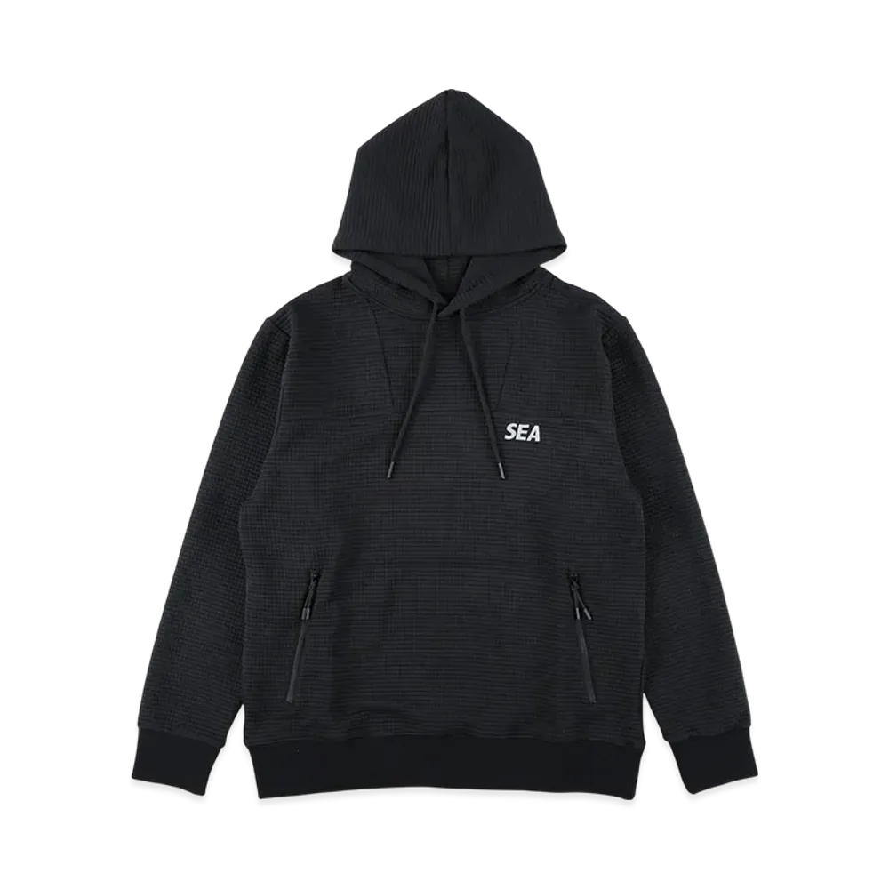 WIND AND SEA ES _Tex Dimensional Hooded Sweatshirt "Black"