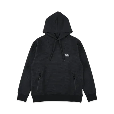 WIND AND SEA ES _Tex Dimensional Hooded Sweatshirt "Black"