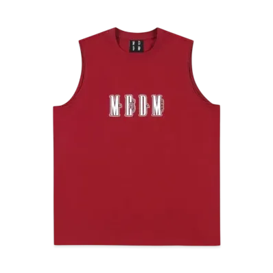 MR. ENJOY DA MONEY Thick Plate Printed Vest "Red"
