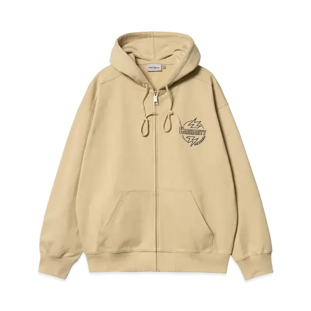 Carhartt Hooded Blaze Jacket "Cornsilk/Air Force Blue"