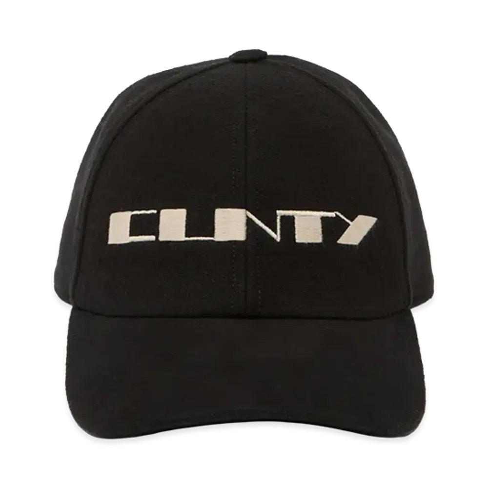 Rick Owens DRKSHDW Baseball Cap "Black/Pearl"