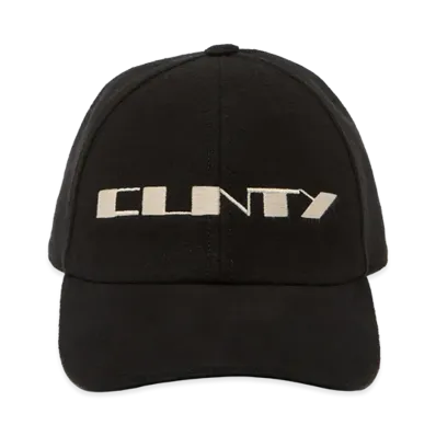 Rick Owens DRKSHDW Baseball Cap "Black/Pearl"