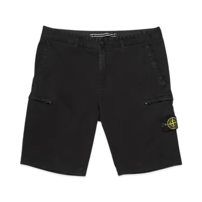 Stone Island L0504 Cargo Bermuda Shorts - 20SS "Black"