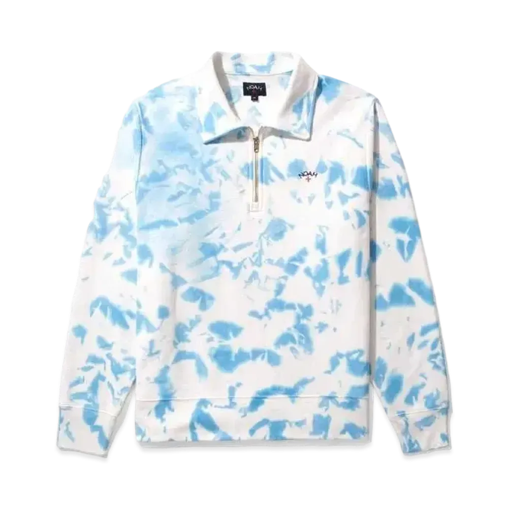 Noah Splatter Dye Pullover "Blue"