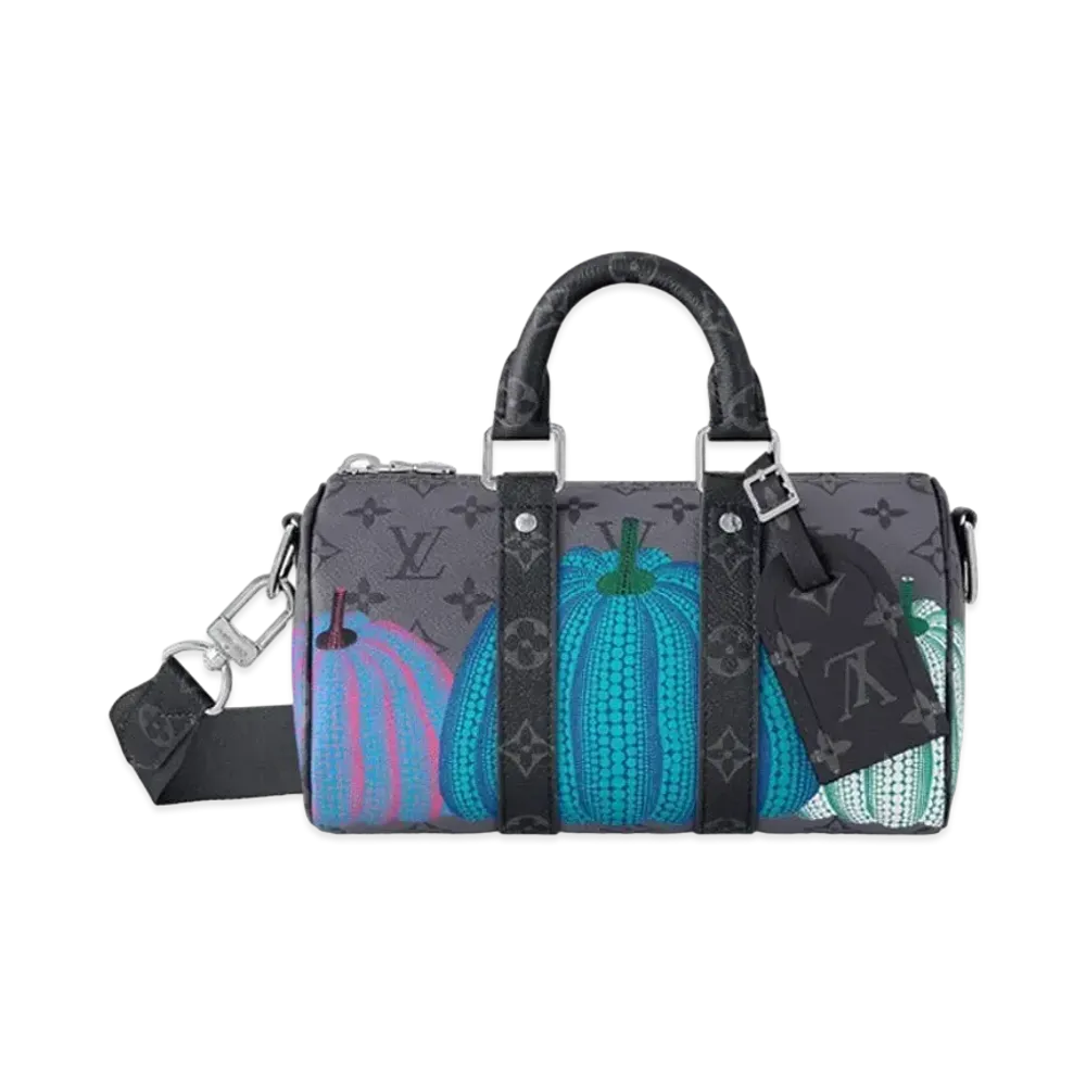 Louis Vuitton x Yayoi Kusama Keepall Bandouliere 25 Monogram Eclipse Reverse Pumpkin