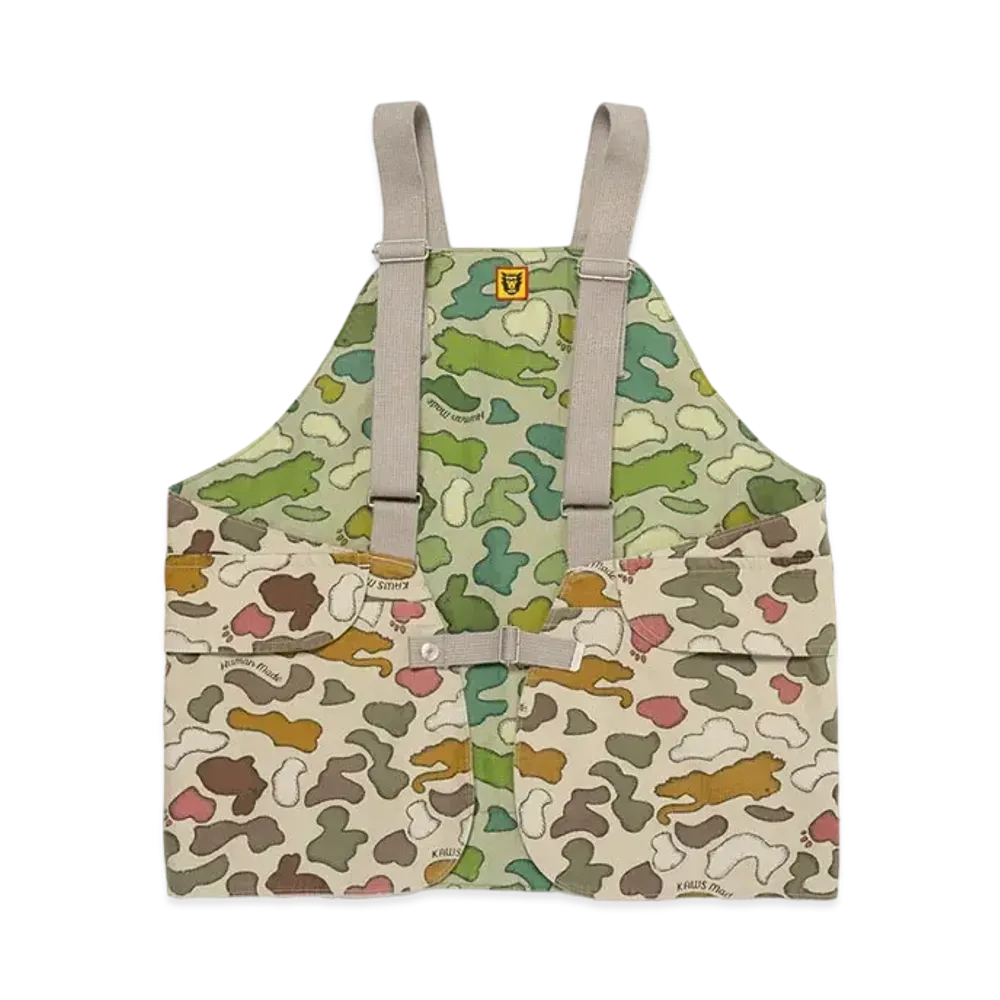 HUMAN MADE x KAWS Made Camo Vest "Brown"
