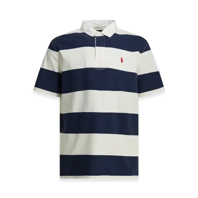 Polo Ralph Lauren Polo Shirt With Buttons And Logo "Navy/White"