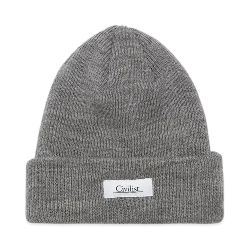 Civilist Schurwolle Beanie "Gray"