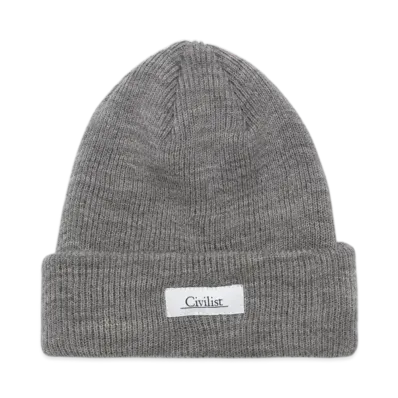 Civilist Schurwolle Beanie "Gray"
