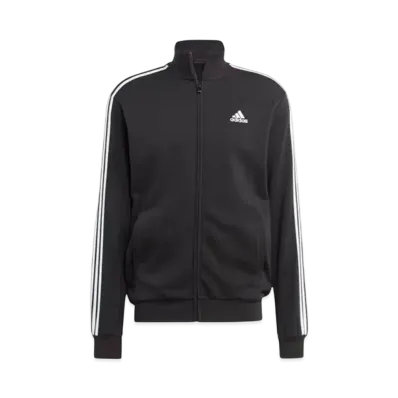 adidas Basic Three Stripes French Terry Tracksuit "Black"
