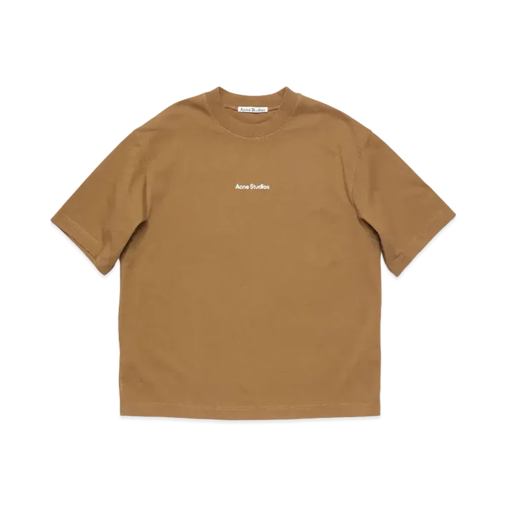 Acne Studios T-Shirt Logo "Mad Beige"