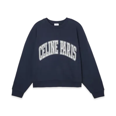 CELINE Sweatshirt "Navy/Offwhite"