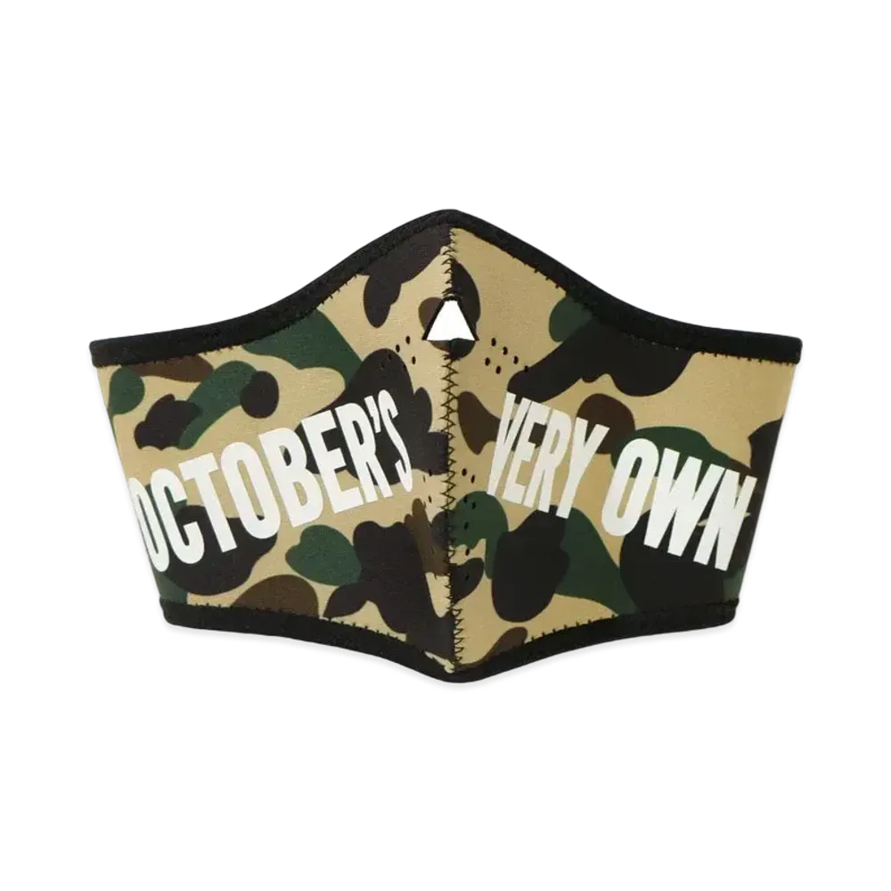 A BATHING APE OVO 1st Camo Mask "Yellow"
