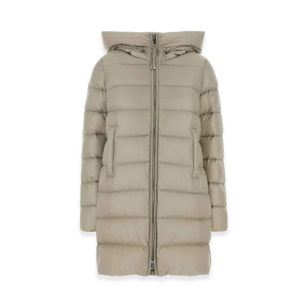MONCLER Women's Nylon Suyenne Down Jacket "Beige/Sand"