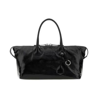 MIU MIU Women's Leather Handbag "Black"