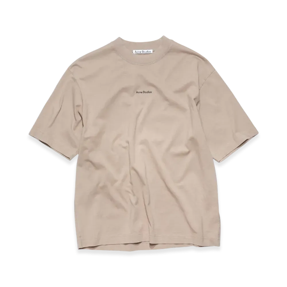 Acne Studios Logo T-Shirt "Mushroom Beige"
