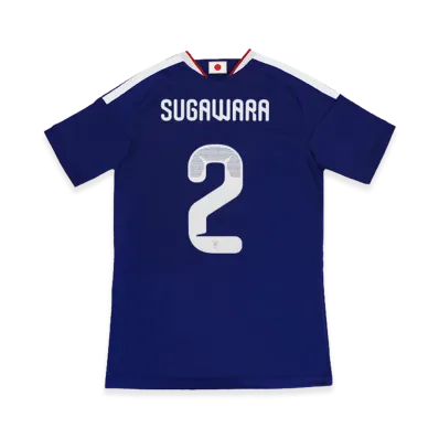 adidas Soccer Japan 2026 Home Replica Jersey #2 Yukinari Sugawara "Japan Blue/Ash Blue"