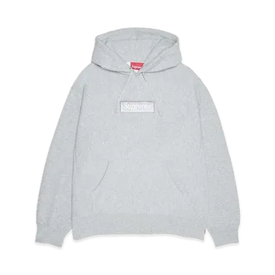 Supreme Box Logo Hooded Sweatshirt "Heather Grey" (24FW)