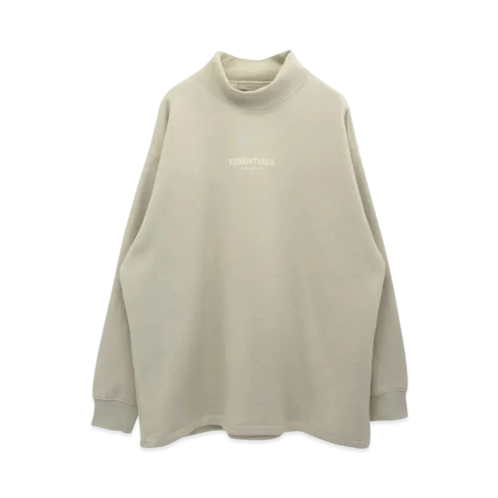 FEAR OF GOD ESSENTIALS LS MOCKNECK "Wheat"