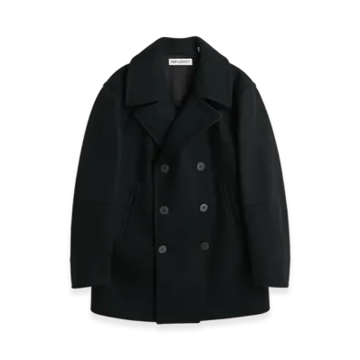 OUR LEGACY Peacoat Opulent Melton "Black"
