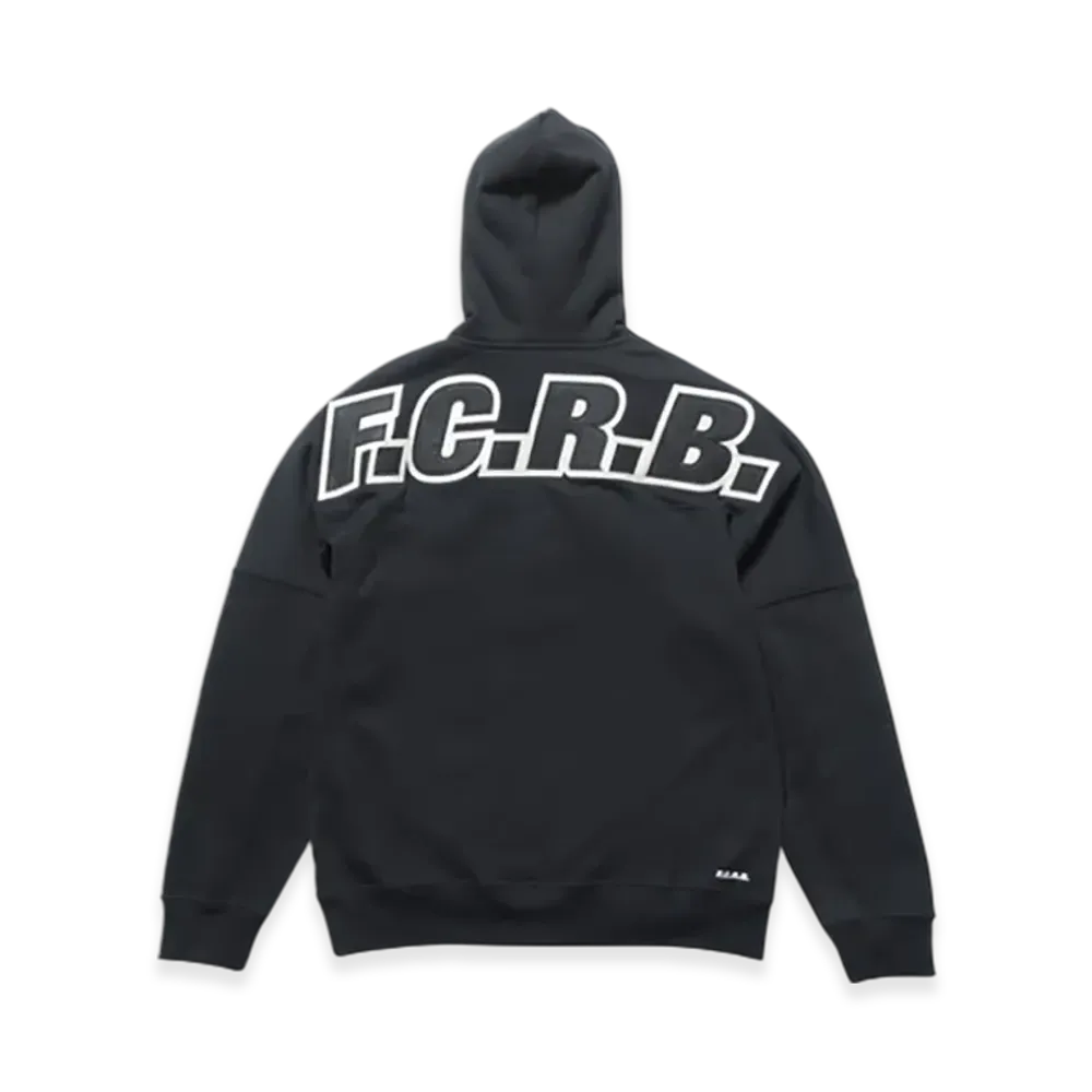 F.C.Real Bristol Big Logo Baggy Sweat Hoodie "Black"