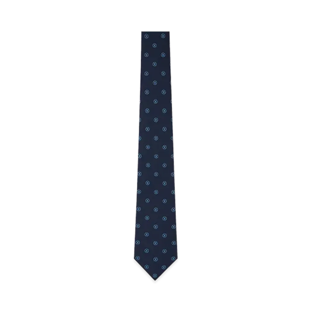 Louis Vuitton Tie LV Small Circle "Blue"