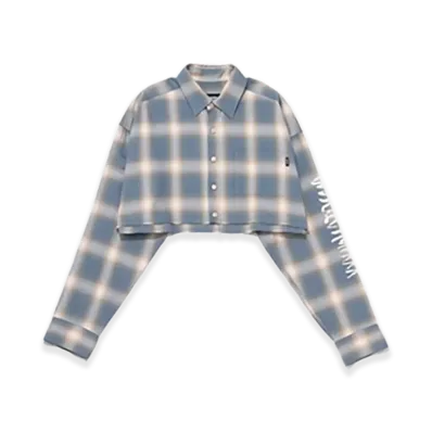 GOD SELECTION XXX Check Shirt GXL-S25-SH-01 "Saxe"