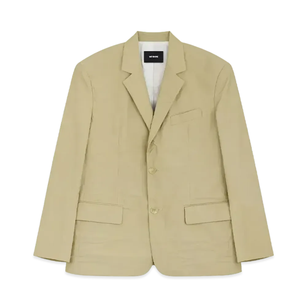 WE11DONE Crinkled Blazer "Beige"
