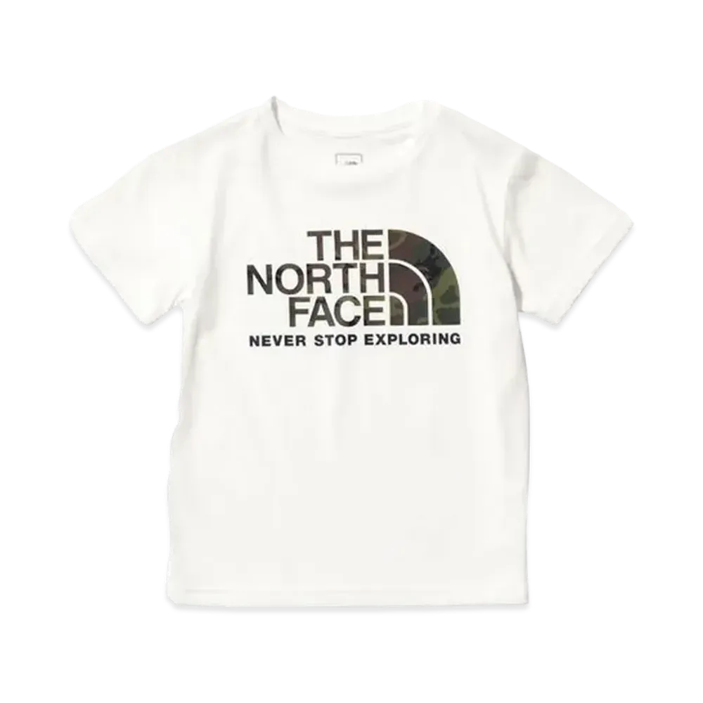 The North Face S/S Camo Logo Tee "White"