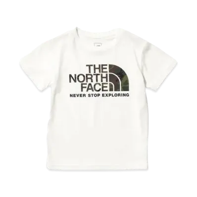 The North Face S/S Camo Logo Tee "White"