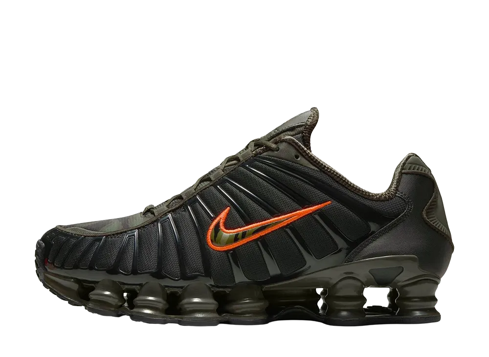Nike Shox TL "Black/Cargo Khaki-Sequoia-Newsprint"