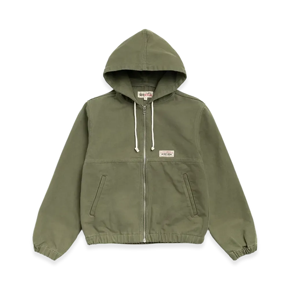 Stussy Work Jacket Unlined Canvas "Olive"