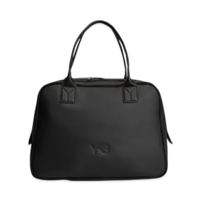 Y-3 Leather Airliner Bag "Black"