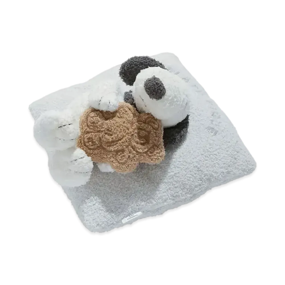 GELATO PIQUE x PEANUTS Cat & Dog Snoopy x Bear Tissue Case "Off White"