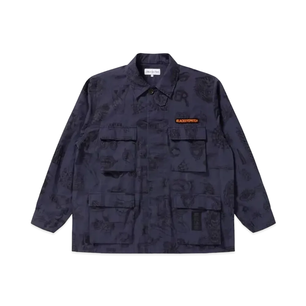 BlackEyePatch The Parlour Fatigue Jacket "Navy"