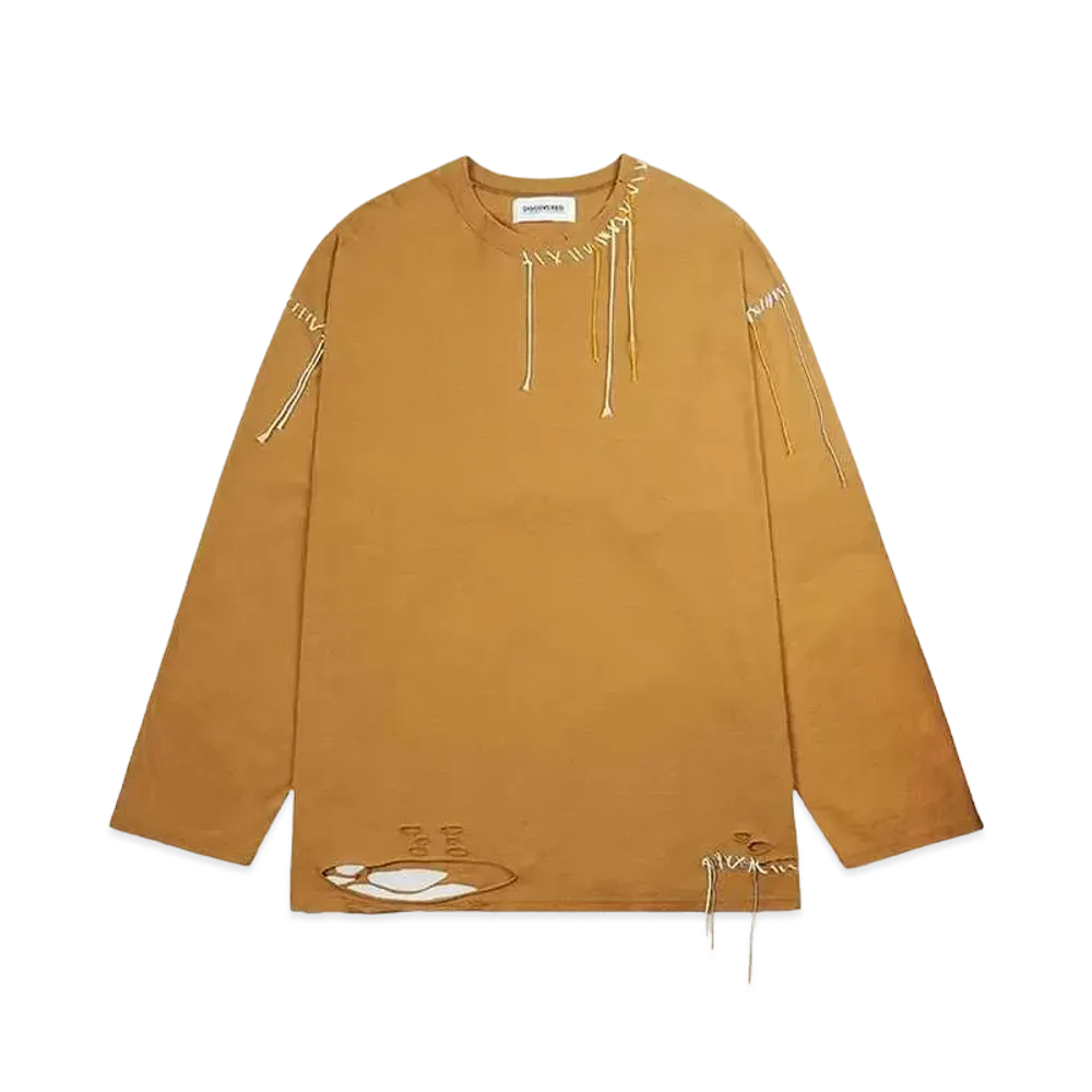 DISCOVERED LOOPING DAMAGE CUTSEWN "MUSTARD"