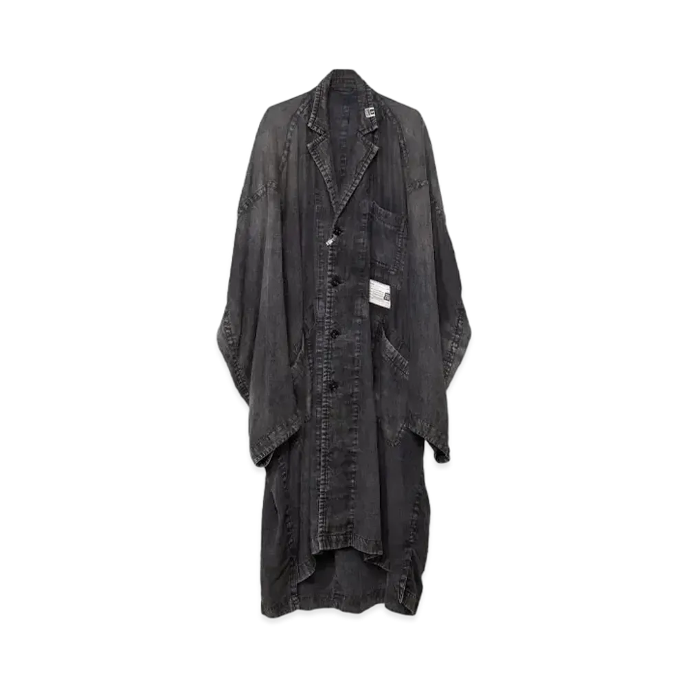 Maison MIHARA YASUHIRO Linen Shop Coat "Black"