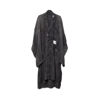 Maison MIHARA YASUHIRO Linen Shop Coat "Black"