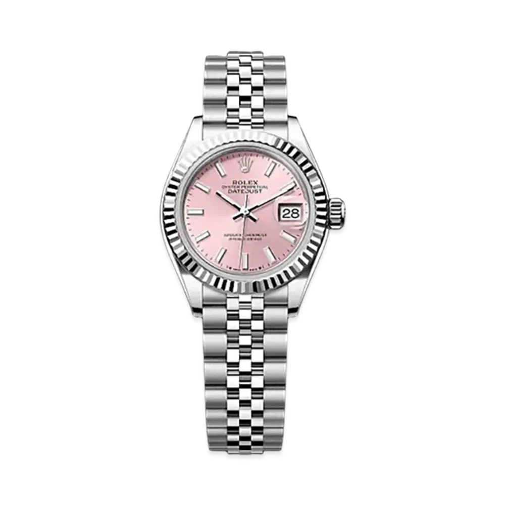 ROLEX Lady-Datejust Oystersteel & White Gold "Pink"