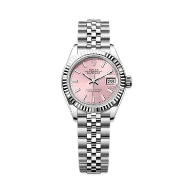 ROLEX Lady-Datejust Oystersteel & White Gold "Pink"