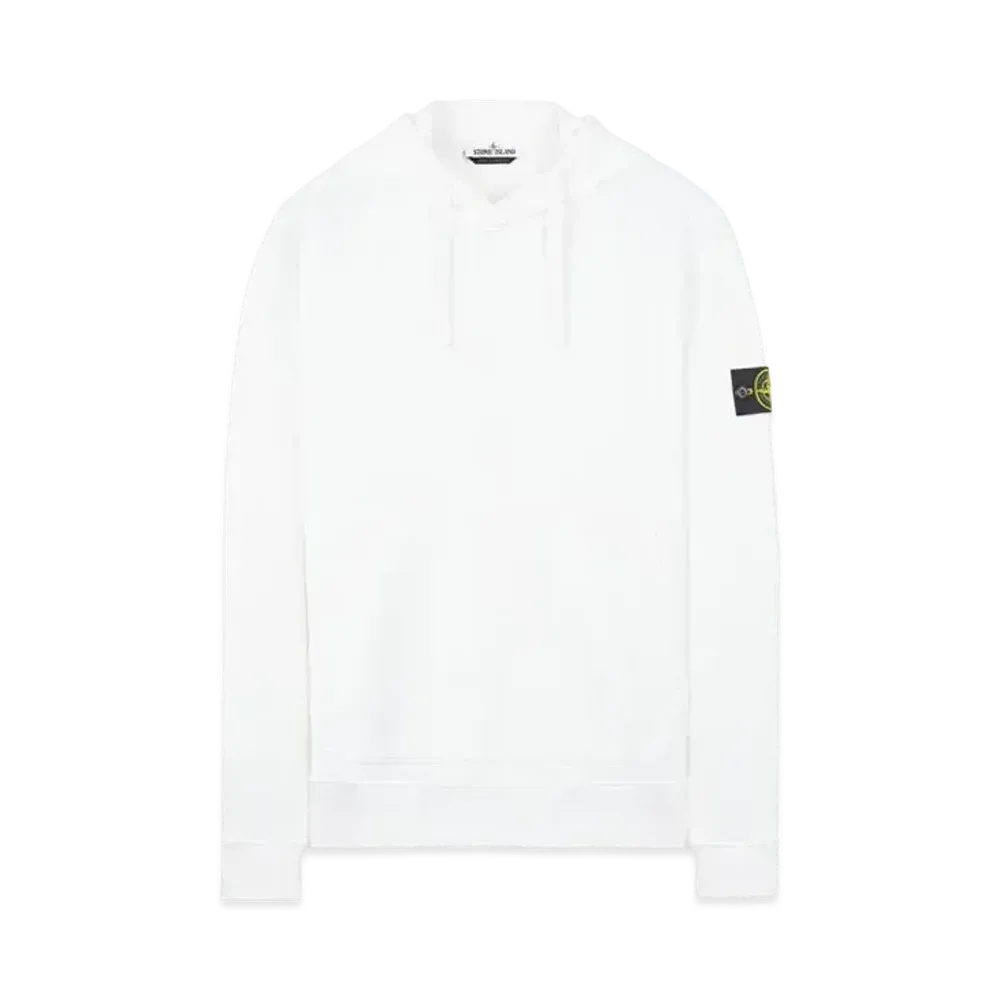 Stone Island 64120 BRUSHED COTTON FLEECE "White"