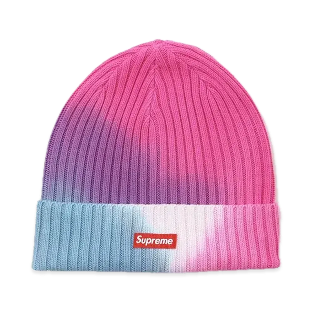 Supreme Overdyed Beanie "Pink Tie Dye"(19SS)