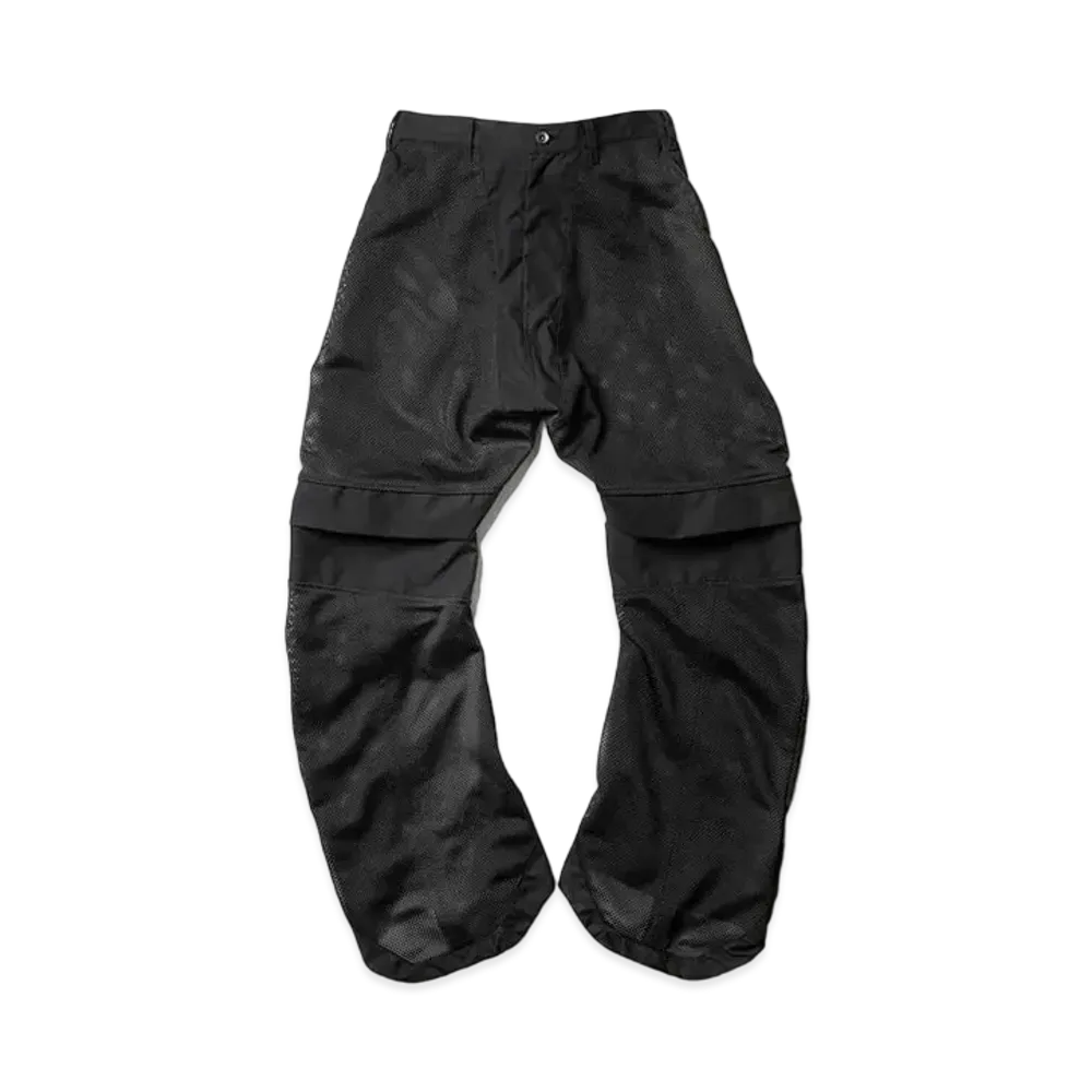 JULIUS Mesh Dimensional Pants "Black"