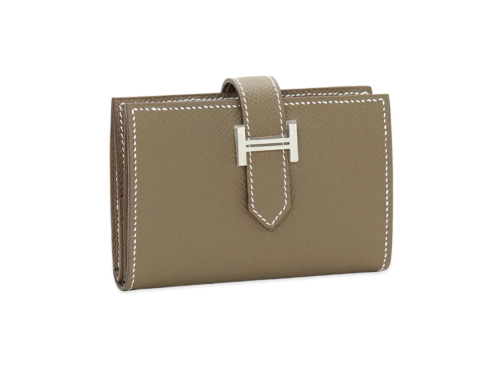 Hermes Bearn Mini Veau Epsom "Etoupe"