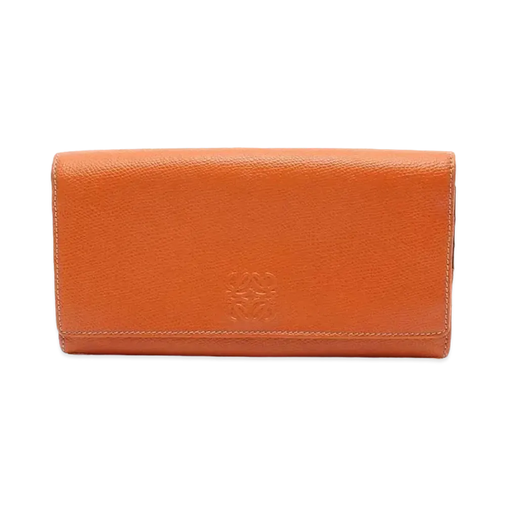 Loewe Anagram Long Wallet "Brown"