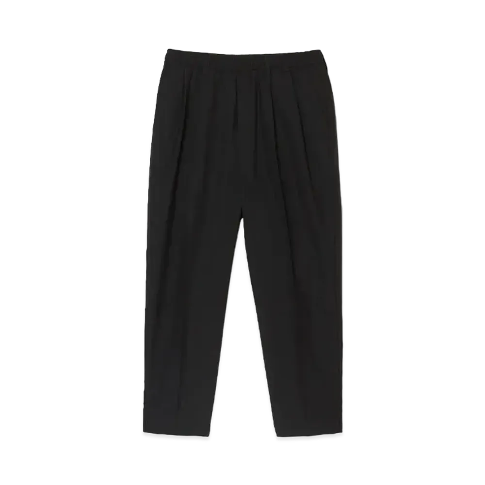N.HOOLYWOOD Wide Tapered Easy Slacks "Black"