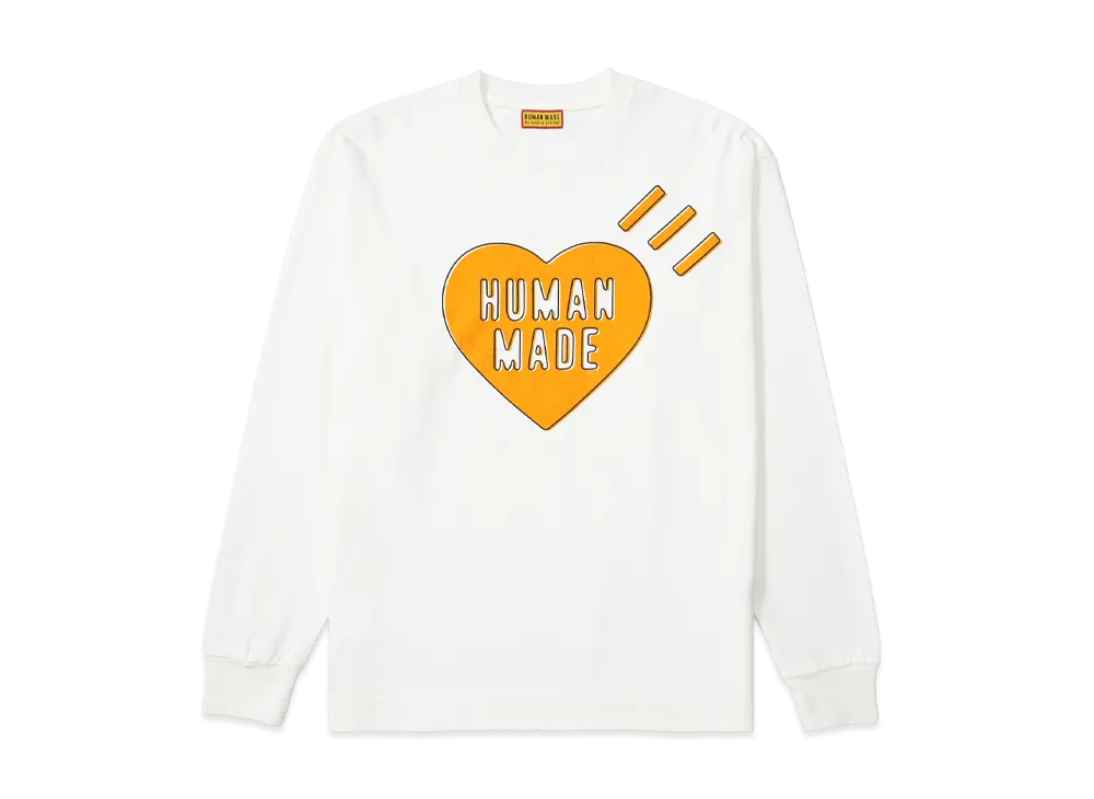 HUMAN MADE Graphic L/S T-Shirt "White"