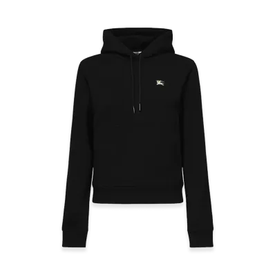 Burberry Women's Sweatshirt With Cross-Stitch Ekd "Black"