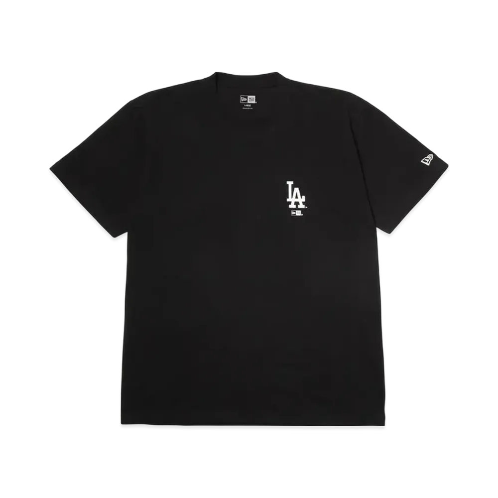 NEW ERA Short Sleeve Cotton T-Shirt Los Angeles Dodgers Regular Fit "Black"